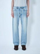 Saint Laurent Loose Straight Mid-Rise Jeans