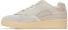 Jil Sander Off-White Perforated Sneakers