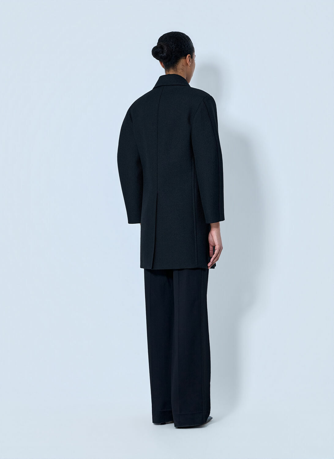 Bottega Veneta Double-Breasted Coat with Knot Details