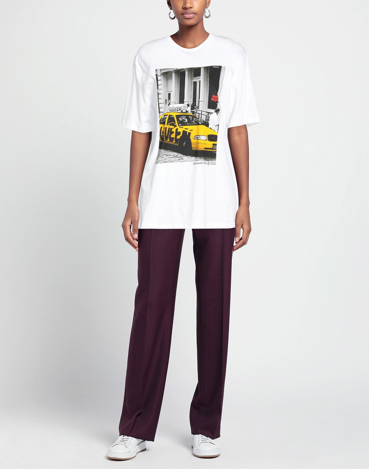 Mcqueen Womens T-shirt in White