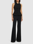 SELF-PORTRAIT Tailored Sleeveless Jumpsuit