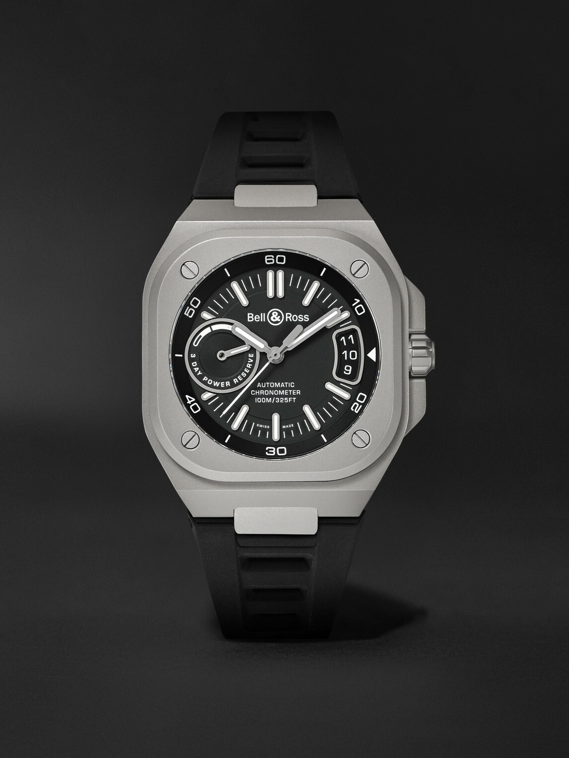 Bell & Ross - BR-X5 Automatic Chronometer Titanium Watch, Ref. BRX5R-BL-TI/SRB
