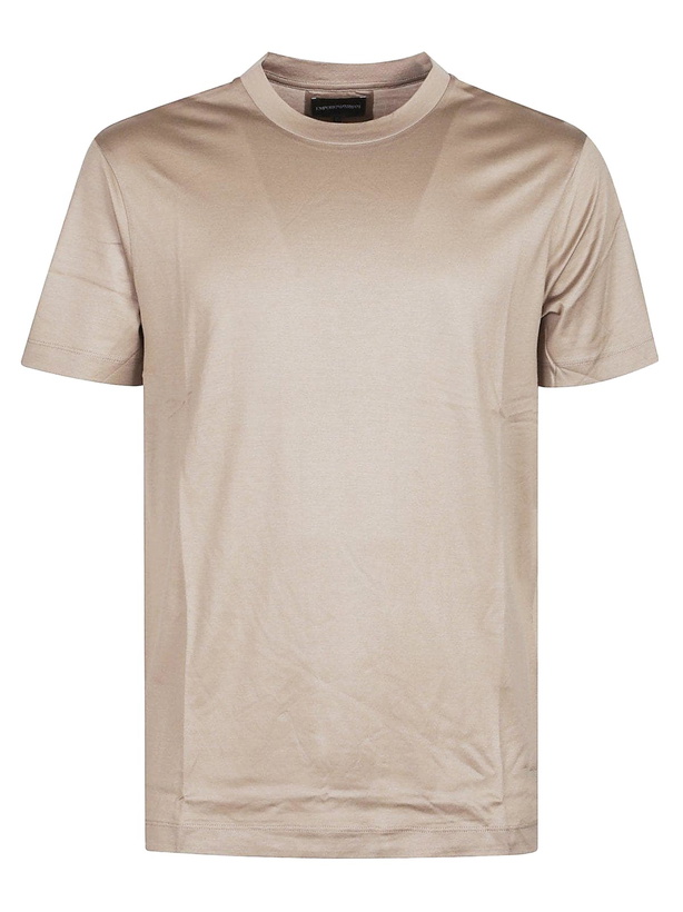 Photo: Emporio Armani Logo Patch Crewneck T-shirt