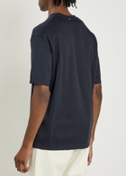 Herno Fine Cotton-knit T-shirt Navy