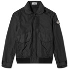 Stone Island Reflective Weave Zip Bomber Jacket