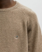 Edmmond Studios DUCK PATCH SWEATER Beige Mens Pullover