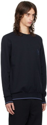 Paul Smith Navy Embroidered Sweatshirt