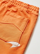 Rhude - McLaren Rhacer Straight-Leg Cotton-Jersey Drawstring Shorts - Orange