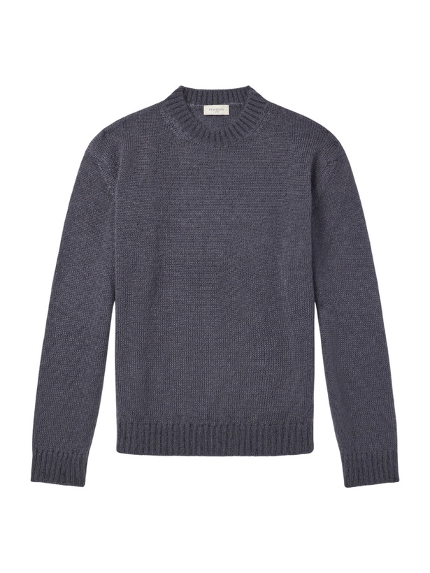 Photo: PIACENZA 1733 - Mohair and Silk-Blend Sweater - Gray