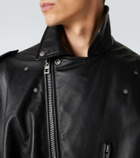 Loewe Balloon leather biker jacket