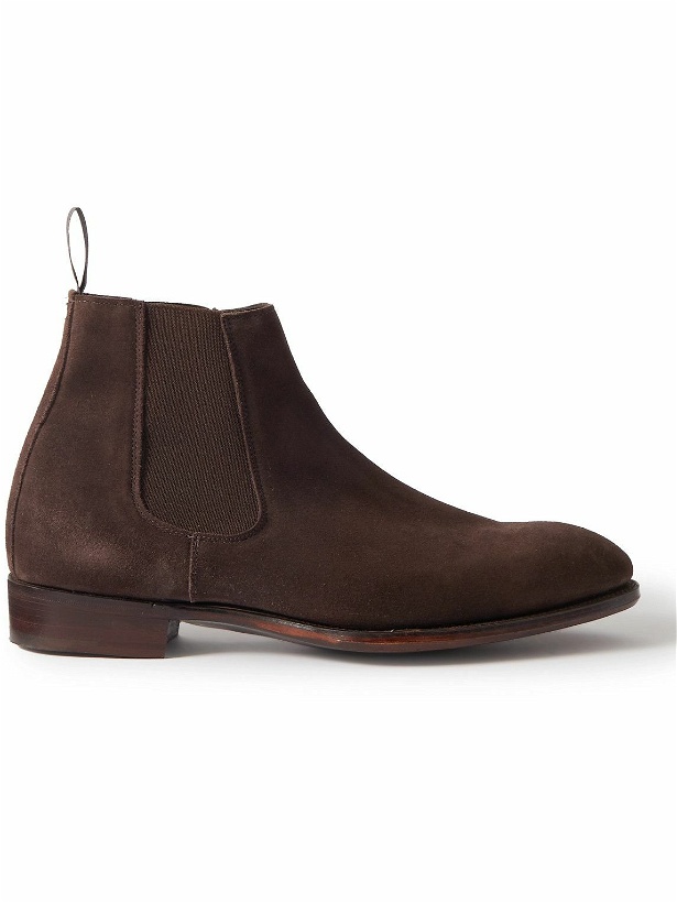 Photo: George Cleverley - Jason Suede Chelsea Boots - Brown