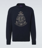 Ralph Lauren Purple Label Embroidered cotton sweater
