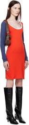 Saks Potts Blue & Red Elo Minidress