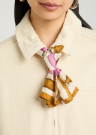 Coach Multi Belt Printed Silk Scarf - Multicoloured - One Size