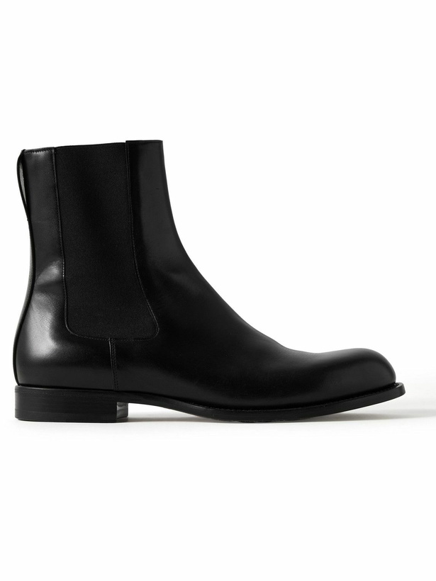 Photo: The Row - Novus Leather Chelsea Boots - Black