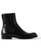 The Row - Novus Leather Chelsea Boots - Black