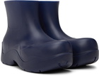 Bottega Veneta Blue Puddle Boots