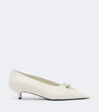 Toteme Pierced embellished leather pumps