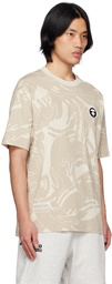 AAPE by A Bathing Ape Beige Now Camouflage T-Shirt