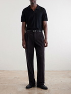 Onia - Merino Wool Polo Shirt - Black