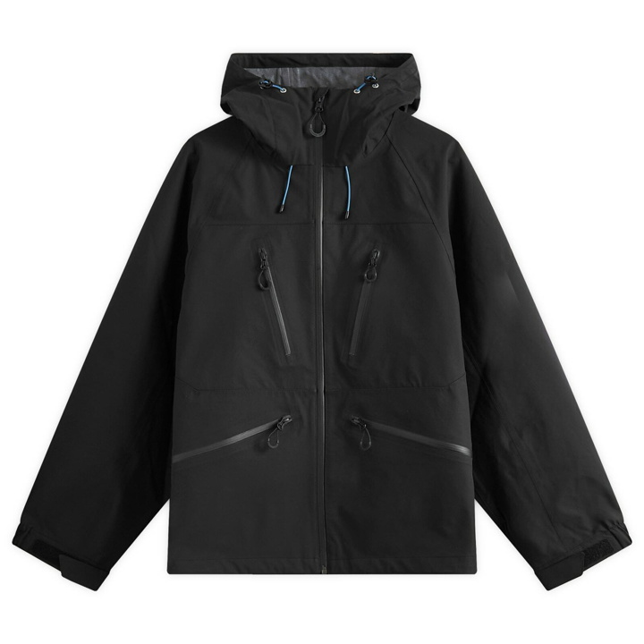 Photo: Uniform Bridge Men's 3Layer WP Technical Rain Jacket in Black