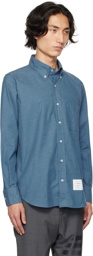 Thom Browne Blue Back Stripe Shirt
