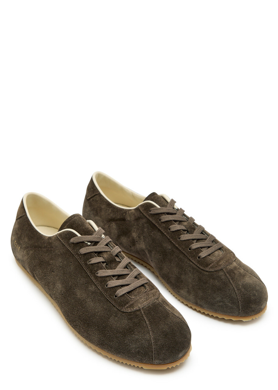 Common Projects Driving Shoe Suede Sneakers Khaki