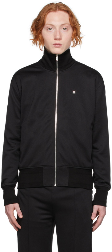 Photo: Givenchy Black Zip-Up Track Jacket