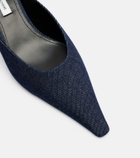 Victoria Beckham Sloan denim mules