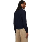 A.P.C. Navy Matthieu Wool Sweater