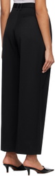 Subtle Le Nguyen Black Pleated Trousers