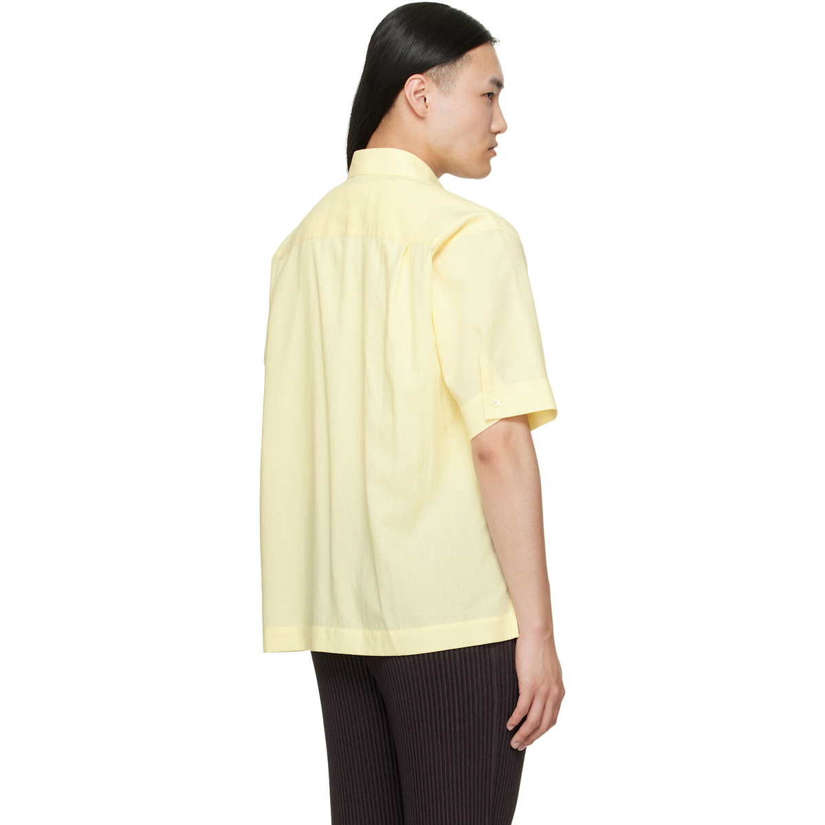 HOMME PLISSÉ ISSEY MIYAKE Yellow PL Ramie Shirt