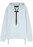 ON Logo Stretch-jersey Hooded Sweatshirt Light Blue