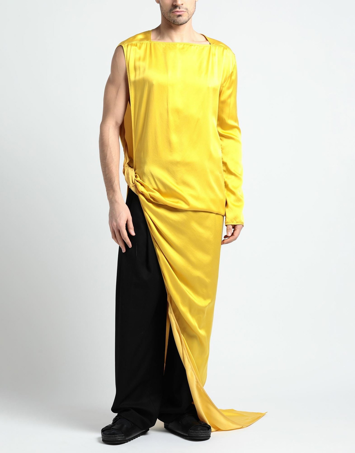 Rick Owens Mens Shirt in Yellow