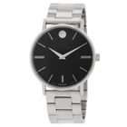 Movado Classic Museum Quartz Black Dial Watch 0607984