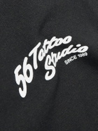 Wacko Maria - 56 Tattoo Studio Printed Cotton-Jersey Sweatshirt - Black