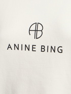 ANINE BING Jaci Monogram Cotton Blend Sweatshirt