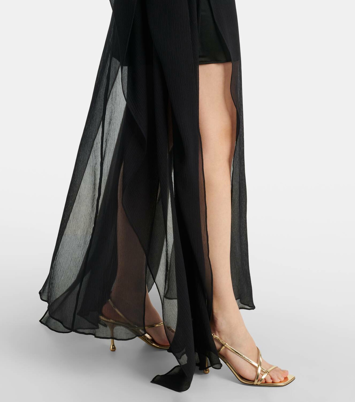 Taller Marmo Lanzarote Garden crêpe chiffon kaftan