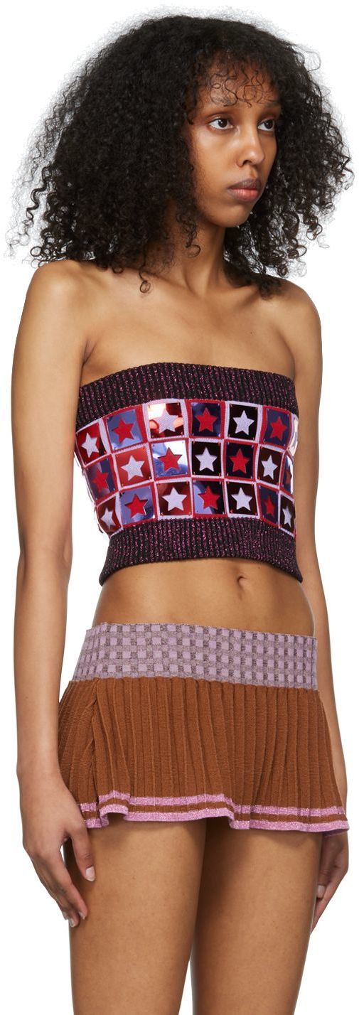 ANDREJ GRONAU SSENSE Exclusive Red Merino Wool Camisole