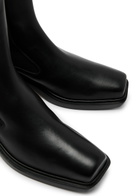 Aeyde Antonia Leather Chelsea Boots Black