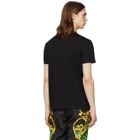 Versace Jeans Couture Black Embroidered Logo T-Shirt