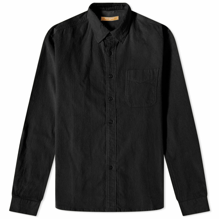 Photo: FrizmWORKS Men's OG Corduroy Shirt in Black