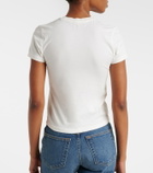 Slvrlake Fitted cotton-blend T-shirt