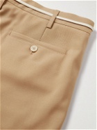 Marni - Straight-Leg Colour-Block Cotton-Canvas Trousers - Neutrals