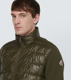 Moncler Down-paneled wool jacket