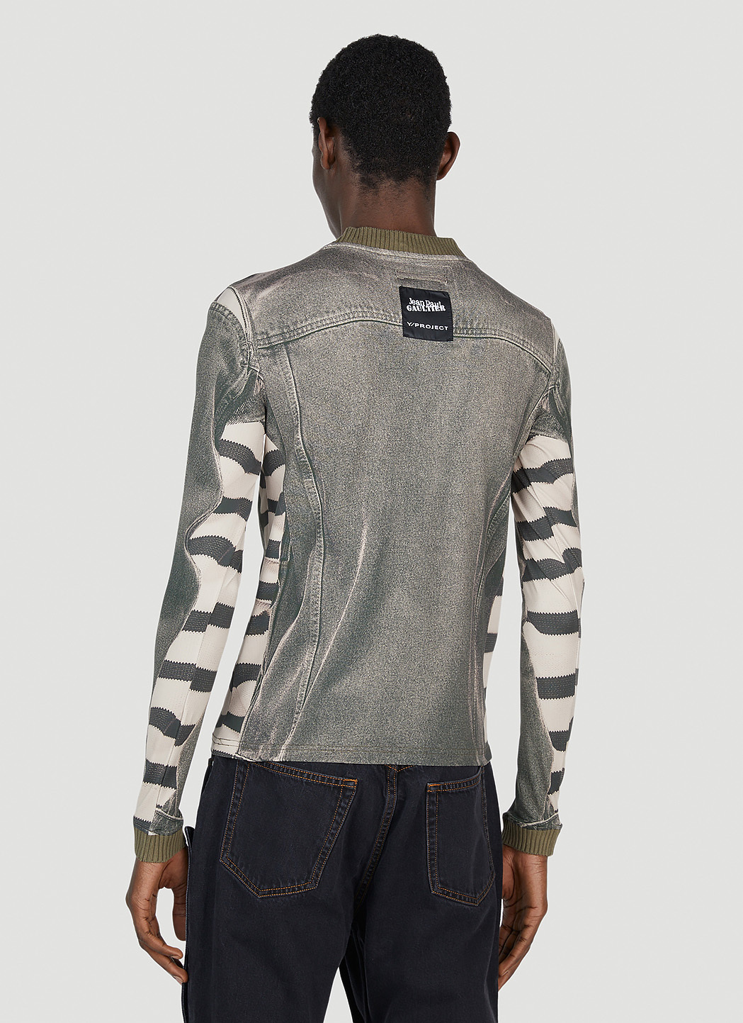Y/Project x Jean Paul Gaultier Trompe L'Oeil Jacket Top