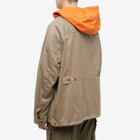 Junya Watanabe MAN Men's Wool Ripstop Popover Jacket in Beige/Orange