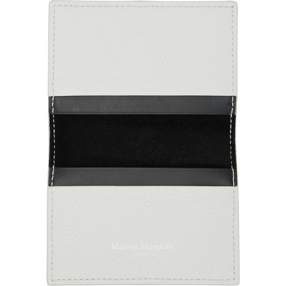 Maison Margiela Gray Leather Card Holder