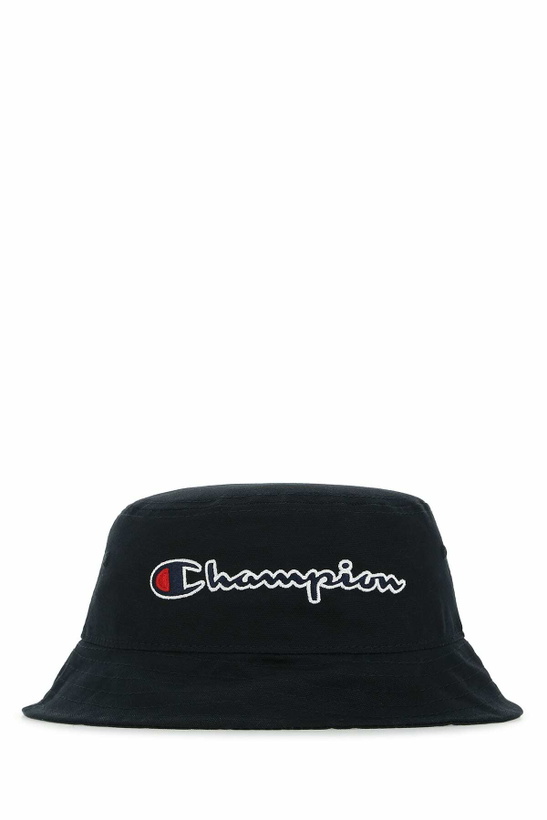 Photo: Champion Black Cotton Bucket Hat