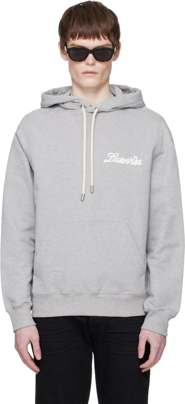 Photo: Lanvin Gray 'Lanvin Ribbon' Hoodie